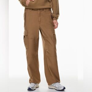 Aritzia TNA Supply Cargo Relaxed Adjustable Cotton Cargo Pants SZ 0